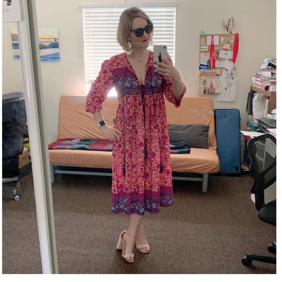 PERFECT DRESS 👗 Bohemian Midi Dress • The AMAZON DRESS THAT WENT VIRAL! - Picture 13 of 17